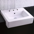 thumbnail image 1 of American Standard 0342008.020 Boxe 19-3/4" Drop In Fireclay Bathroom Sink - White, 1 of 2