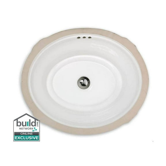 American Standard 0484.000 Estate 19-1/8" Undermount Fireclay Bathroom Sink - White