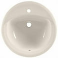 thumbnail image 1 of American Standard 0490.156.020 Rondalyn Round Drop Sink with Single Faucet Hole, Available in Various Colors, 1 of 2