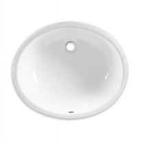 American Standard 0495.300 Ovalyn 15" Undermount Porcelain Bathroom Sink - White