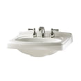 thumbnail image 1 of American Standard 0555108.020 Townsend Pedestal Sink Top with 8-Inch Centers and Turn-Of-Century Detailing, White, 1 of 3