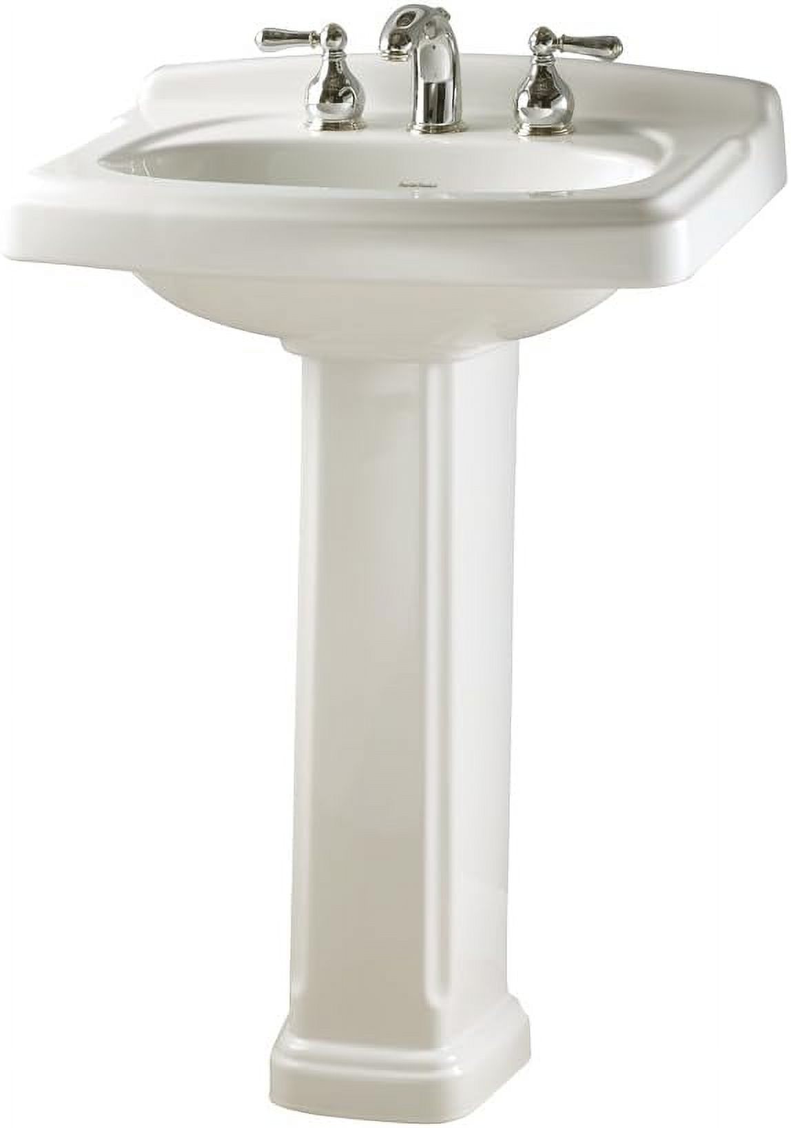American Standard 0555801.020 Portsmouth Pedestal Bathroom Sink in