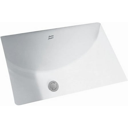 American Standard 0614300.020 Studio 18 by 12-Inch Undercounter Sink, White