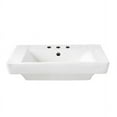 thumbnail image 1 of American Standard 0641008.020 Boulevard Pedestal Lavatory Top with 3 Faucet Holes (8 Centers), 8-Inch, White, 1 of 3