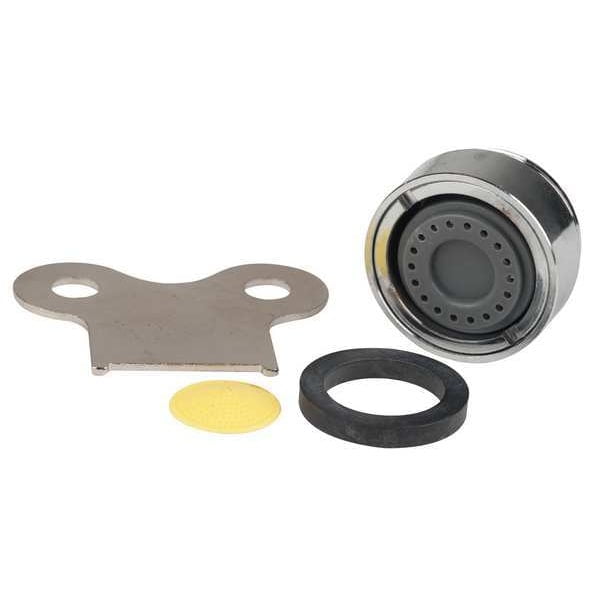 Chrome Brass Aerator with Key and 0.5 GPM Flow Rate