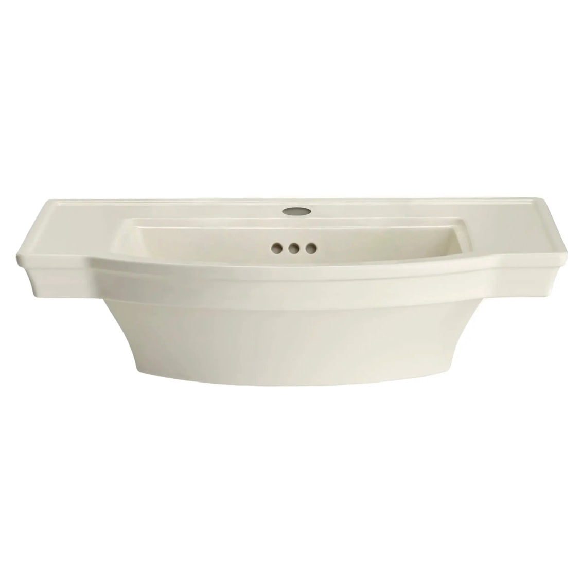 American Standard 0900001.222 Estate 24" Pedestal Bathroom Sink Only - Off White