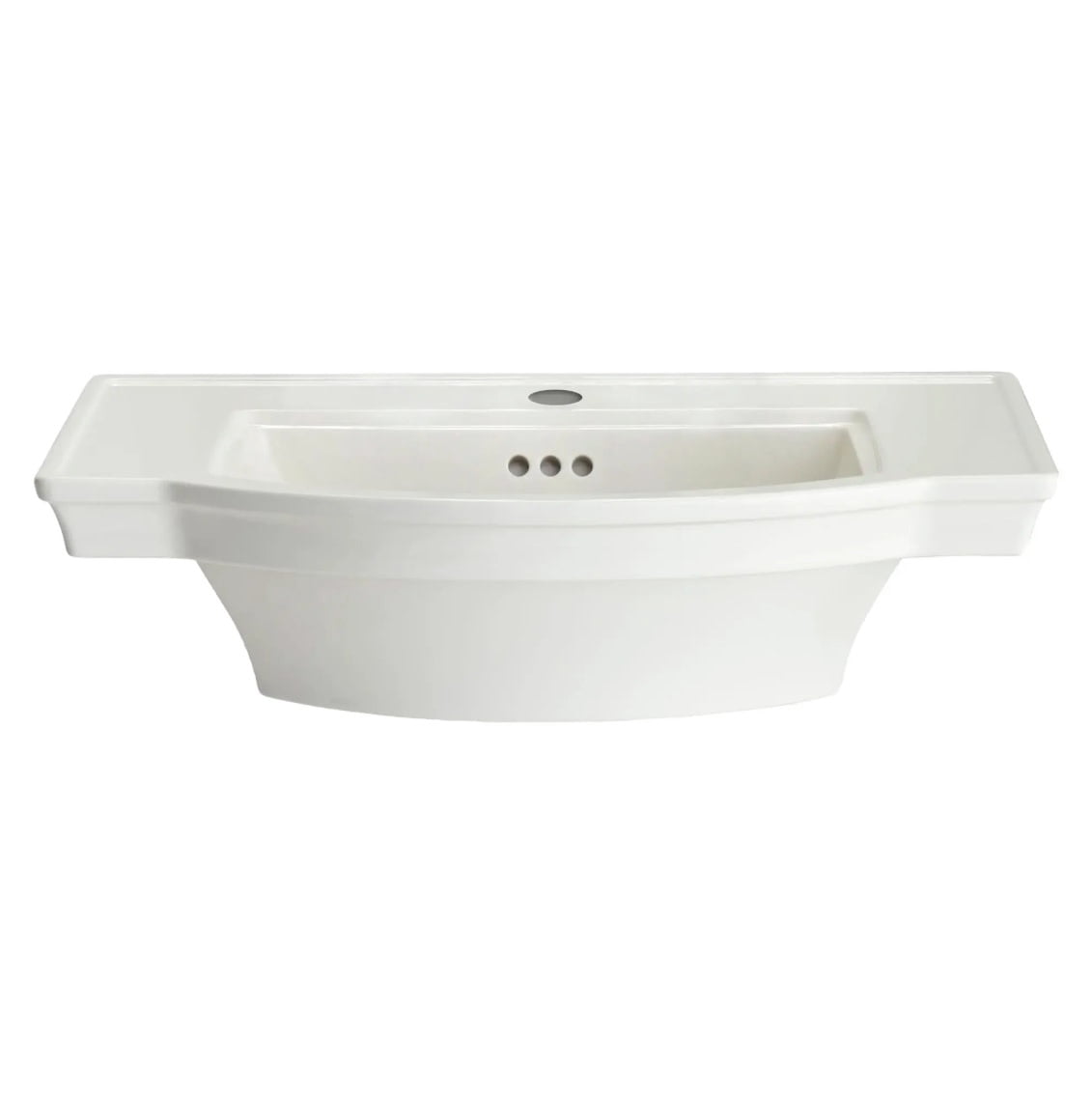 American Standard 0900001.020 Estate 24" Pedestal Bathroom Sink Only - White