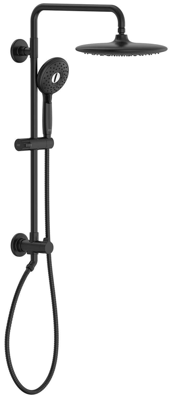 Matte Black Adjustable Multi-Head Rain Shower System