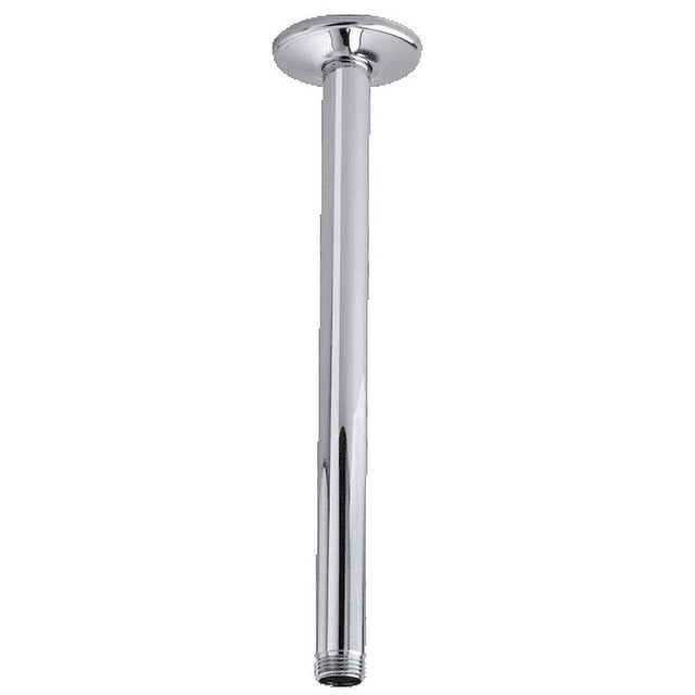 American Standard 12" Ceiling Mount Rain Shower Head Arm, Polished Chrome, 1/2" NPT