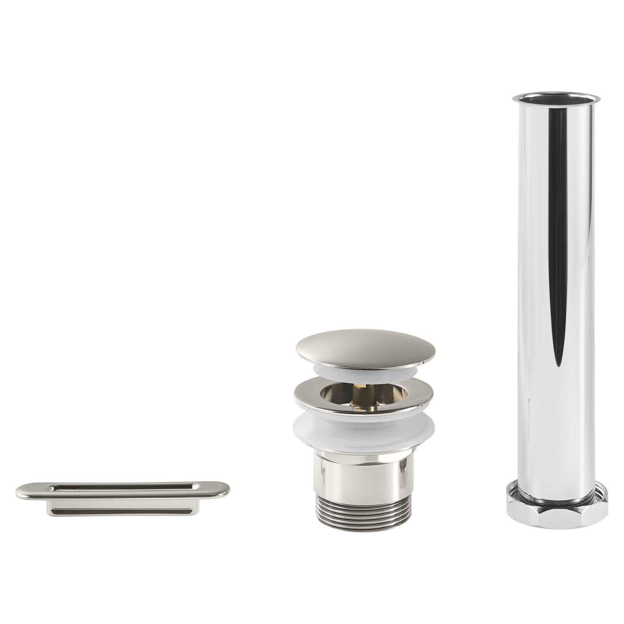 Polished Chrome Round Tub Drain and Overflow Kit