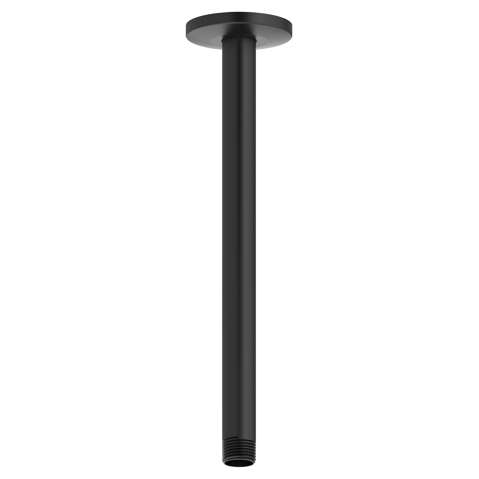 American Standard 1660190.243 Ceiling Mount Rain Shower Head Shower Arm 6 inch, Matte Black
