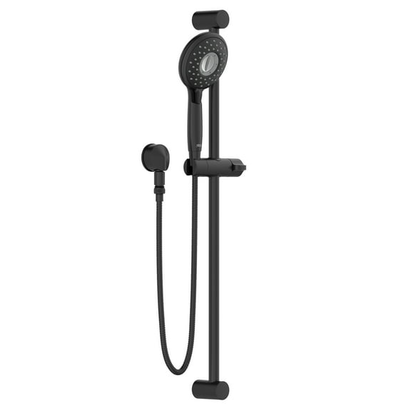 American Standard 1660774.243 Spectra Plus Handheld Shower Head with Slide Bar Kit 1.8 GPM, Matte Black
