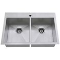 thumbnail image 1 of American Standard 18Db.9332211 Edgewater 33" Double Basin Stainless Steel Kitchen Sink For, 1 of 7