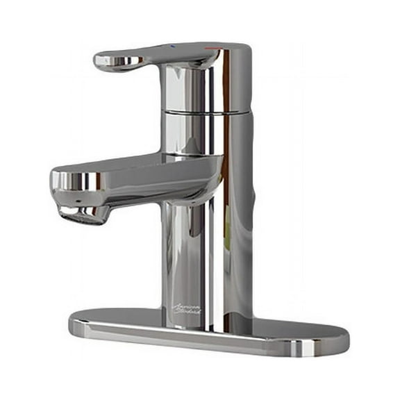 American Standard 2011101.002 Pine Monoblock Single Hole Bathroom Faucet, Chrome