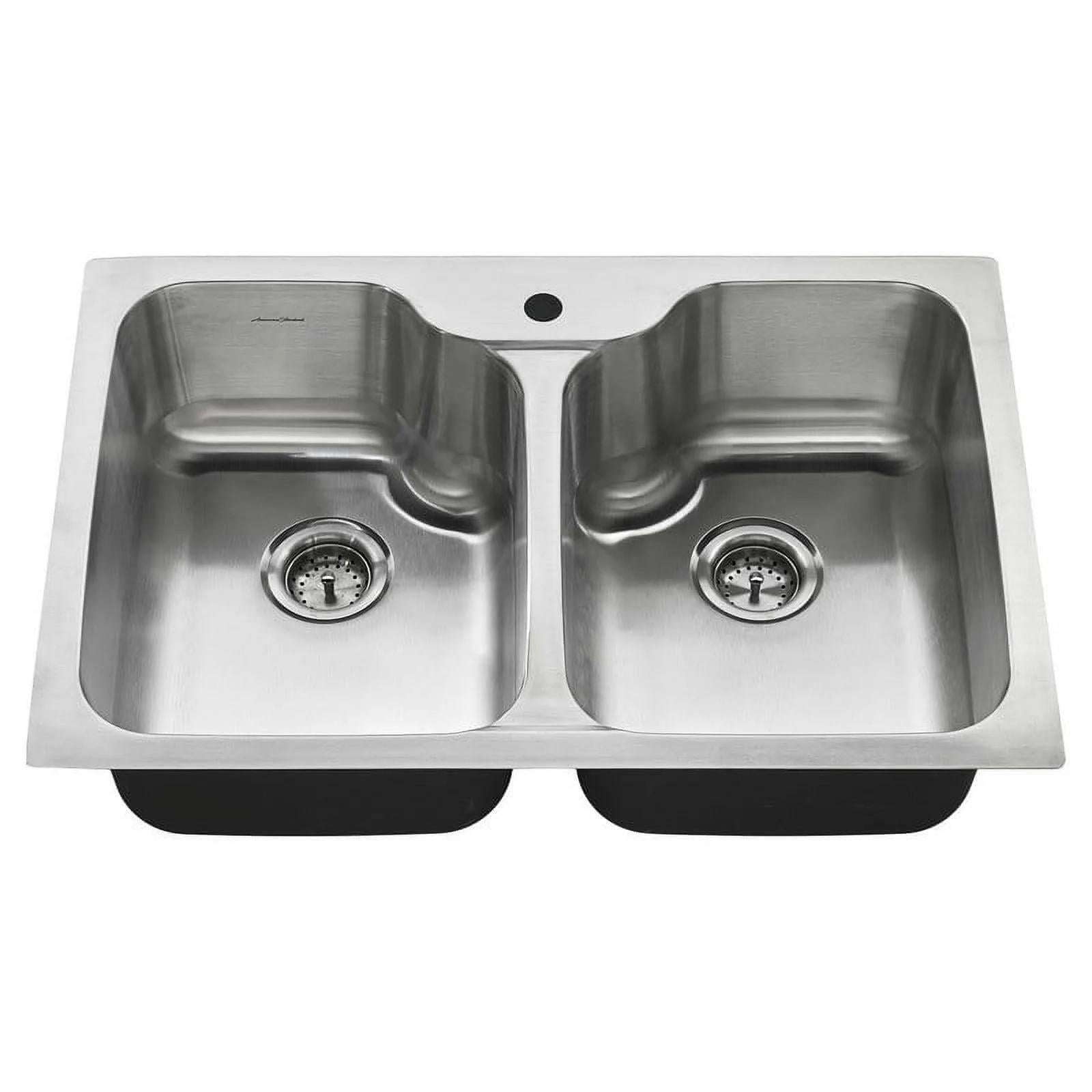 American Standard 20DB.332211.075 Silver Stainless Steel 33 x 22 in ...