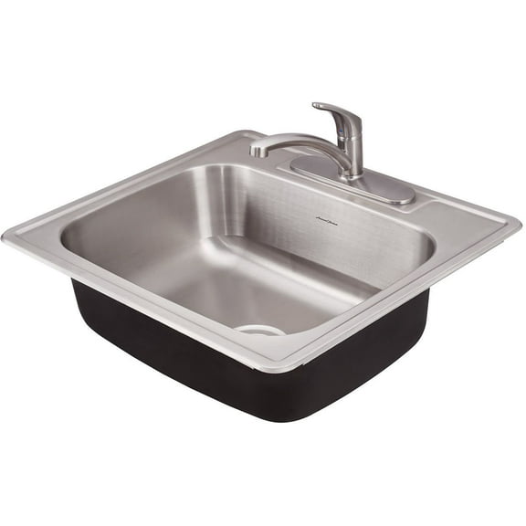 American Standard 22Sb.6252283C Colony 25" Single Basin Stainless Steel Kitchen Sink For