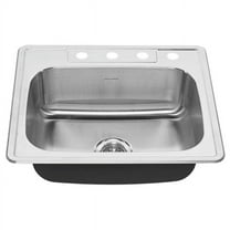 American Standard 22Sb.6252284S Colony 25" Ada Single Basin Stainless Steel Kitchen Sink