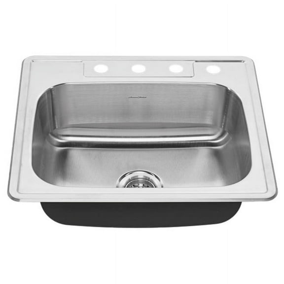 American Standard 22Sb.6252284S Colony 25" Ada Single Basin Stainless Steel Kitchen Sink
