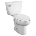 thumbnail image 1 of American Standard 2467016.020 Cadet Two-Piece Elongated Comfort-Height Bathroom Toilet, Power Flush, White, 1 of 7