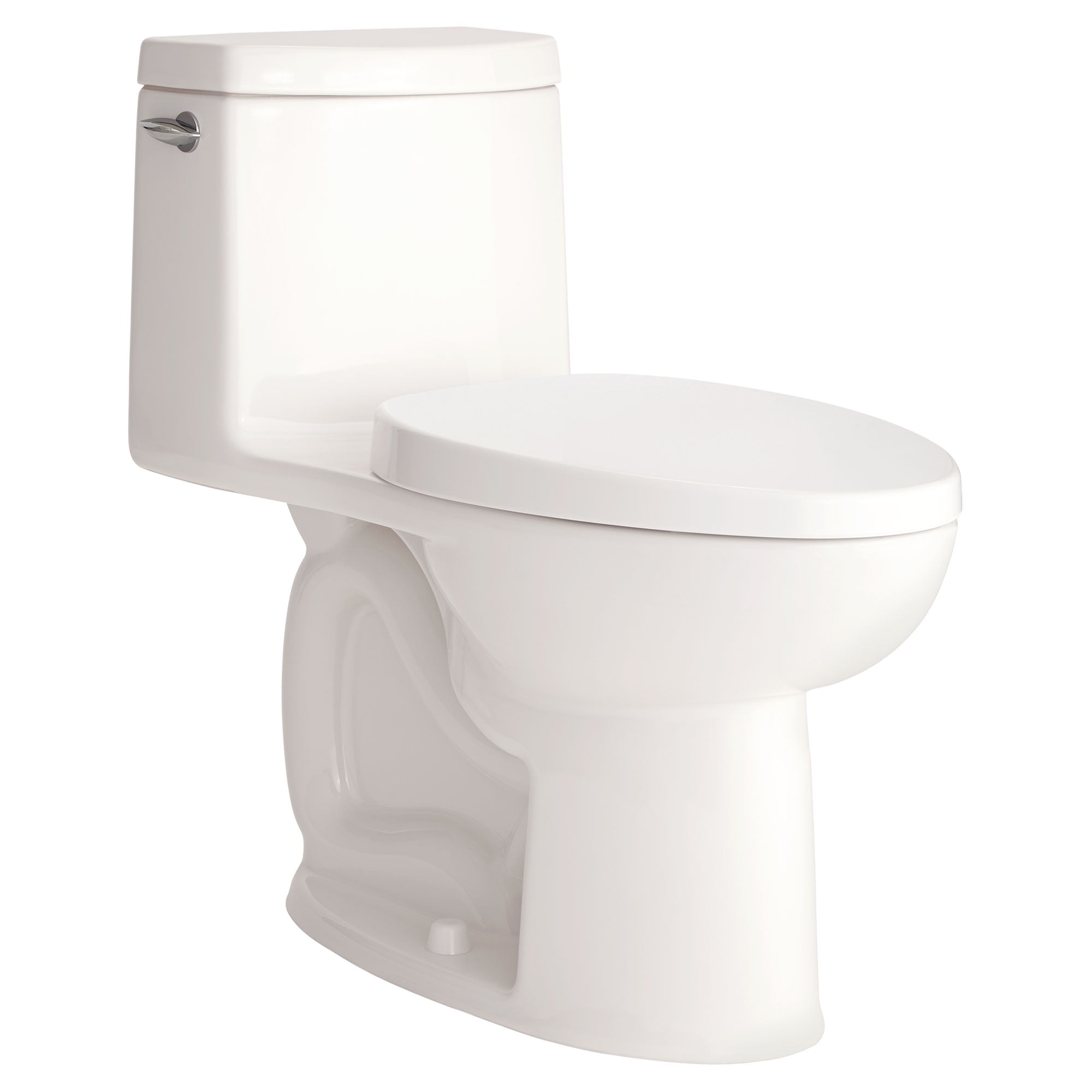 White High Efficiency Elongated One-Piece Toilet