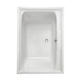 thumbnail image 1 of American Standard 2748.068C Town Square 59-1/2" Acrylic Air Bathtub - White, 1 of 7
