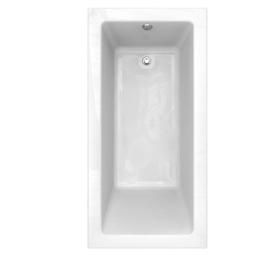 Studio 74.5'' White Acrylic Drop-In Soaking Bathtub