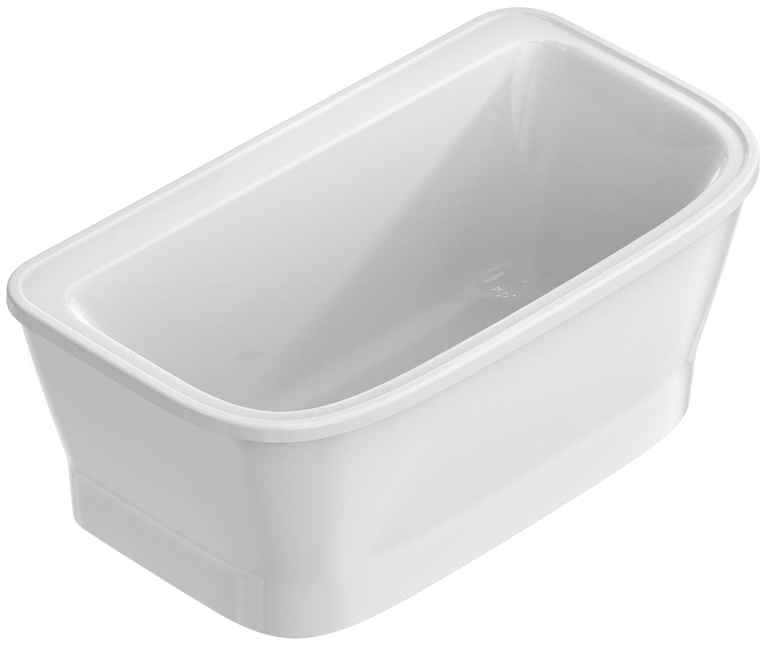Aspirations 60'' White Acrylic Freestanding Bathtub