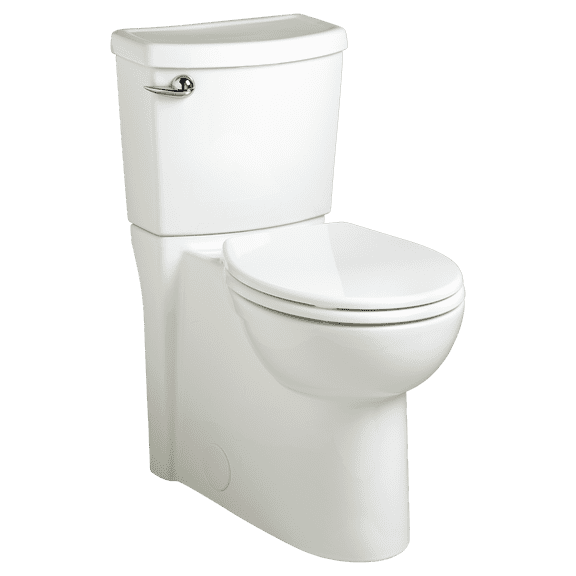 American Standard Cadet 3 FloWise 2-Piece 1.28 GPF Single Flush Right Height Round Front Toilet with Concealed Trapway in White