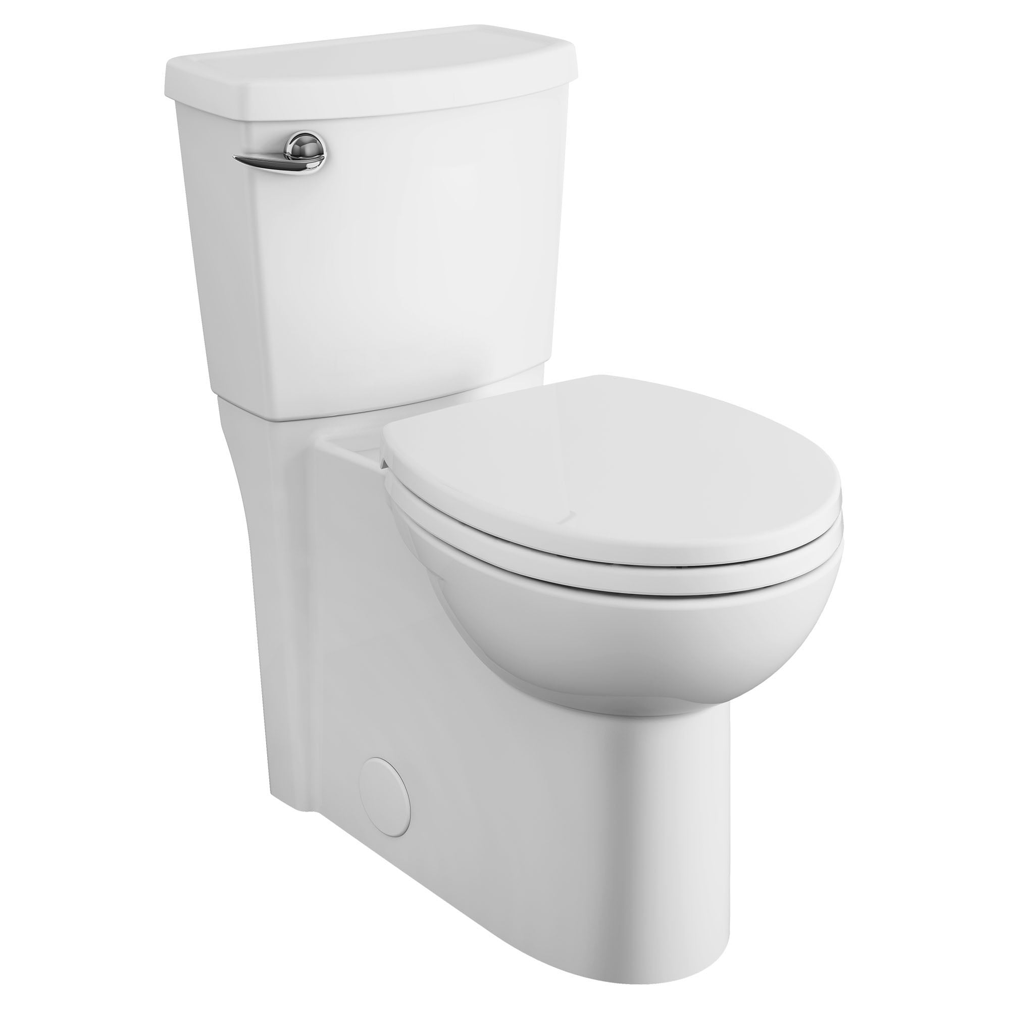 White Round Front High Efficiency Skirted Toilet