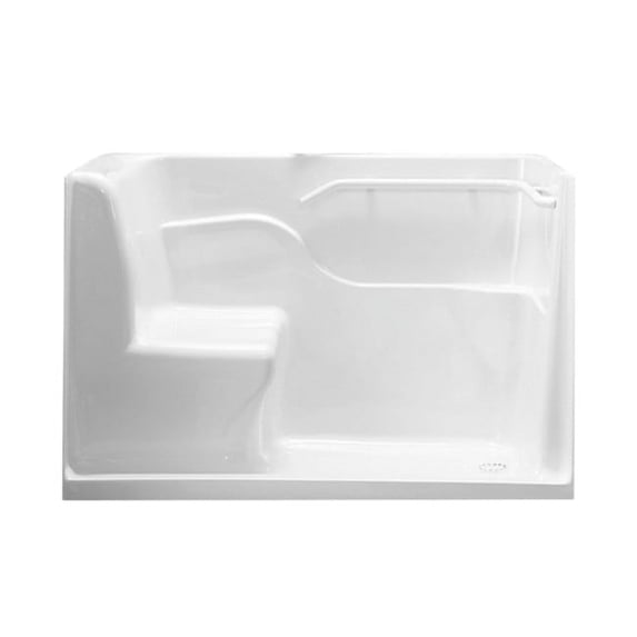 American Standard 3060.Sh.R 59-1/2" X 30" Reinforced Acrylic Shower Pan - White