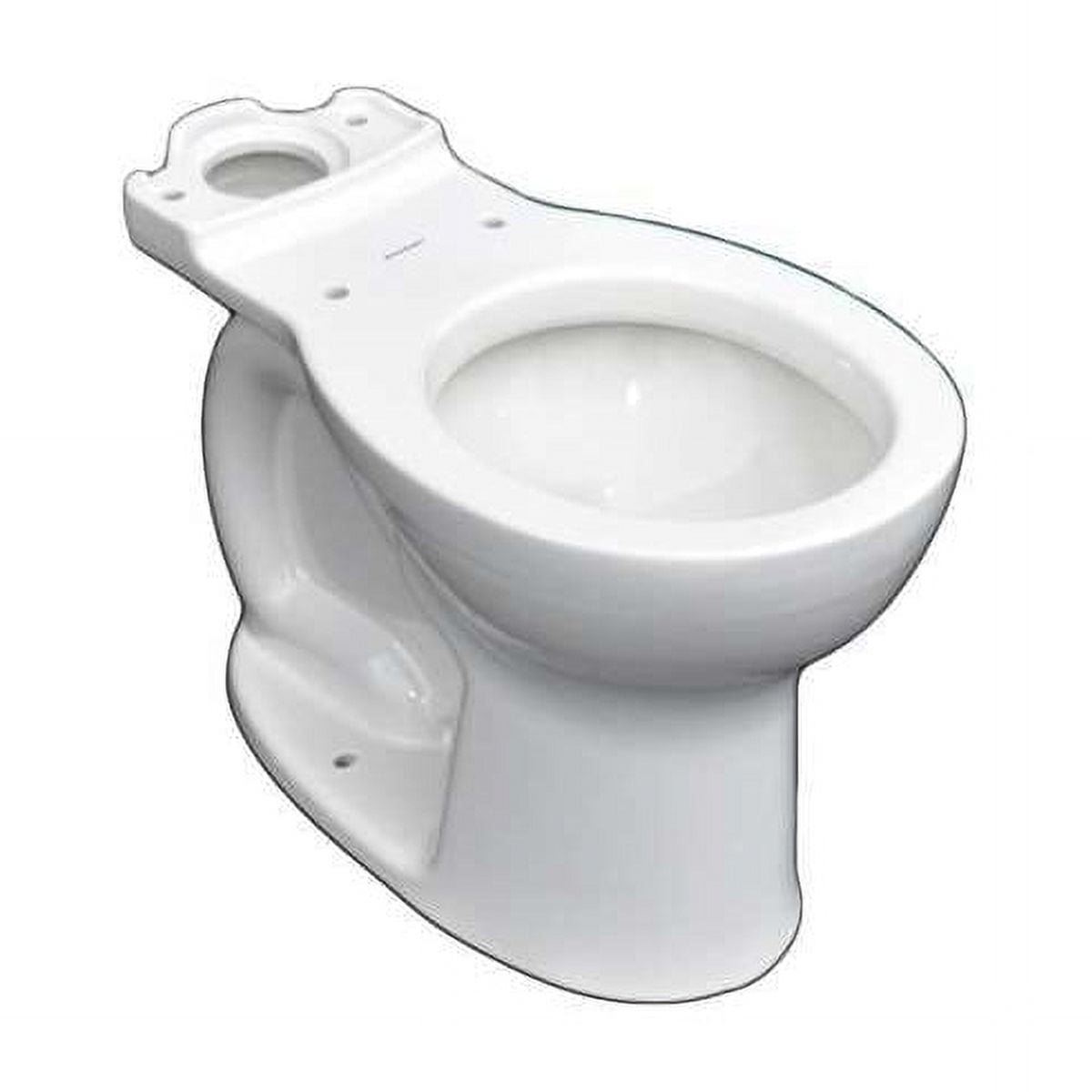 Champion Pro Right Height Round Front White Vitreous China Toilet Bowl
