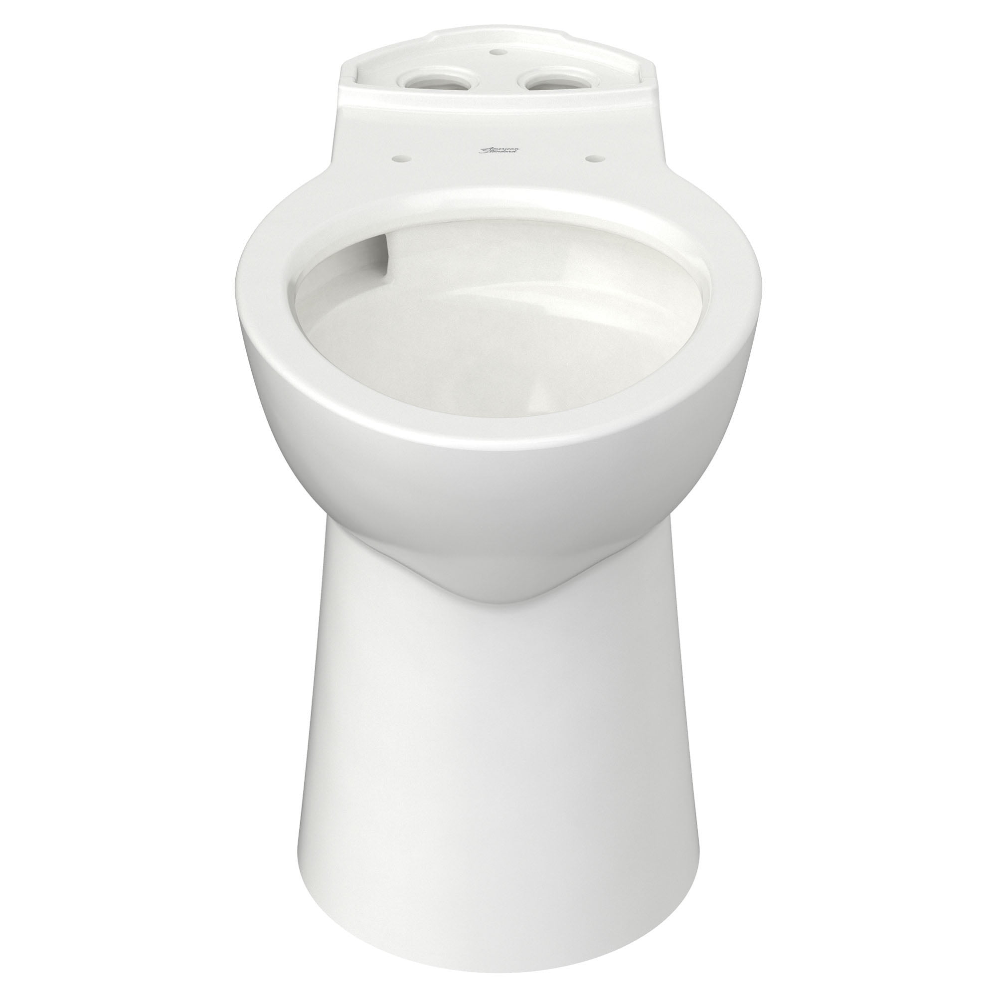 Yorkville White Elongated Floor-Mount Toilet Bowl with EverClean Surface