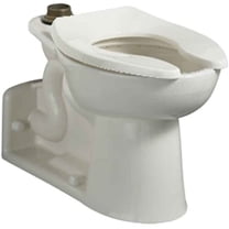 American Standard 3696.001.020 Priolo Right Height Elongated Top Spud Toilet Bowl Only with Slotted Rim, White