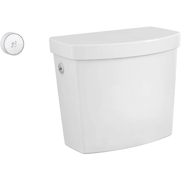 4000709.020 Cadet Touchless 1.28 GPF Single Flush Toilet Tank Only, White