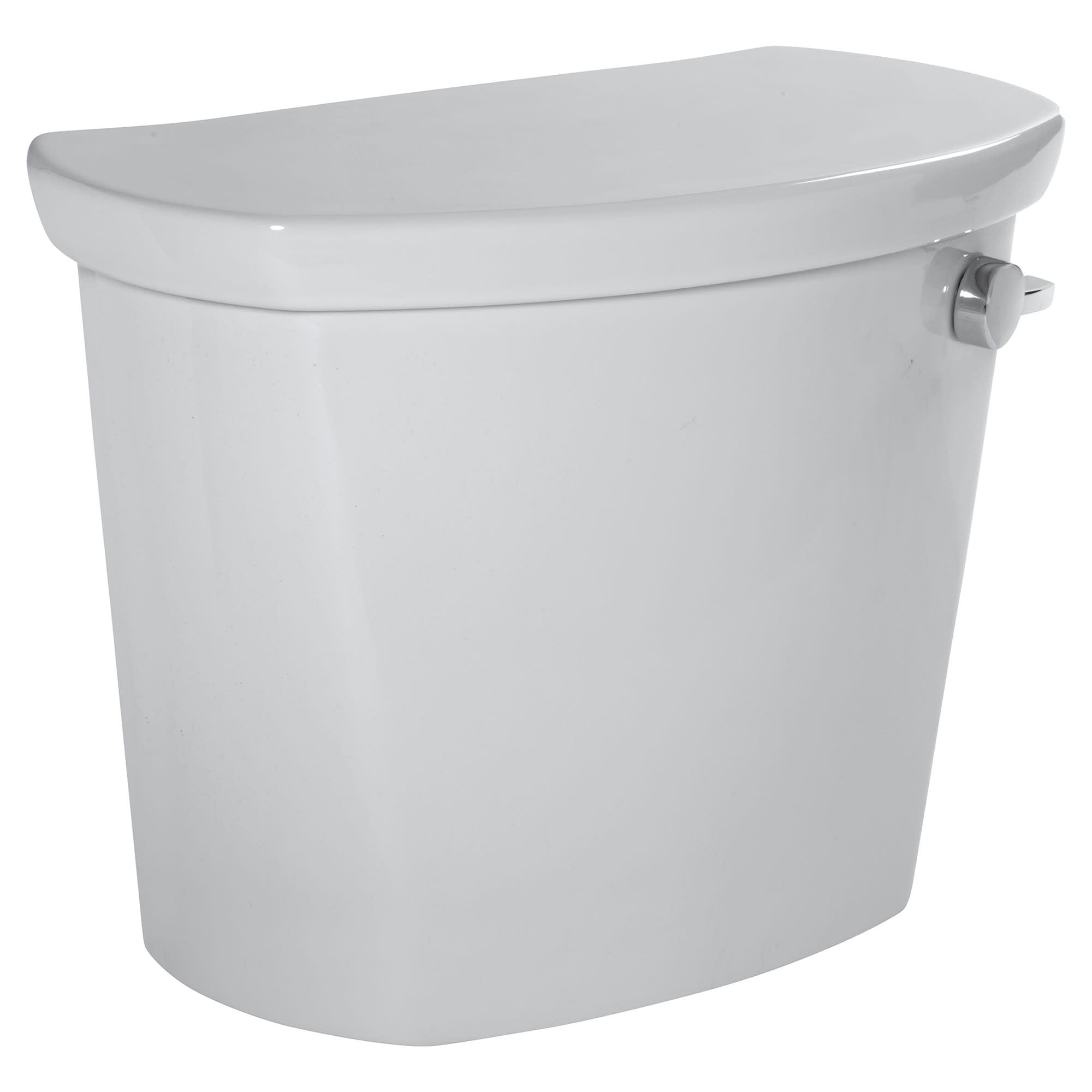 White Ceramic Elongated Toilet Tank with Touchless Flush