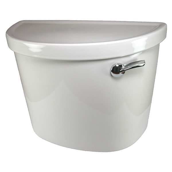 White Ceramic Right-Hand Trip Lever Toilet Tank