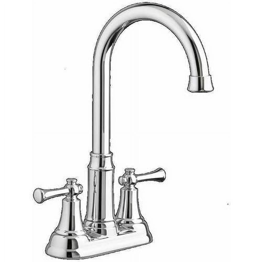 Polished Chrome High Arc Two Handle Bar Faucet