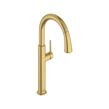 American Standard 4803.300 Studio S 1.8 GPM Single Hole Pull Down Kitchen Faucet - Brushed