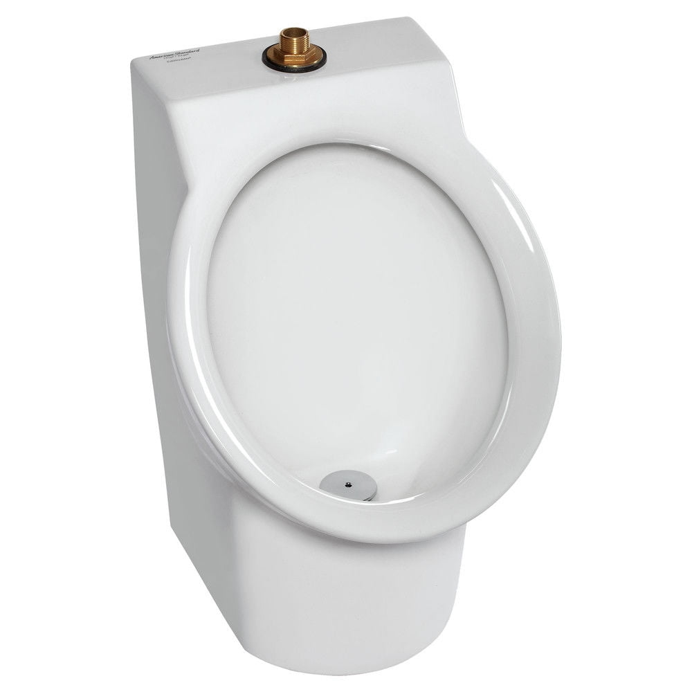 Decorum White Vitreous China High Efficiency Wall-Mounted Urinal
