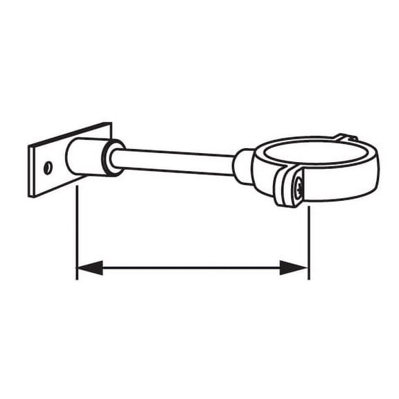 American Standard 6065.862.002 6-1/2" Split Pipe Support