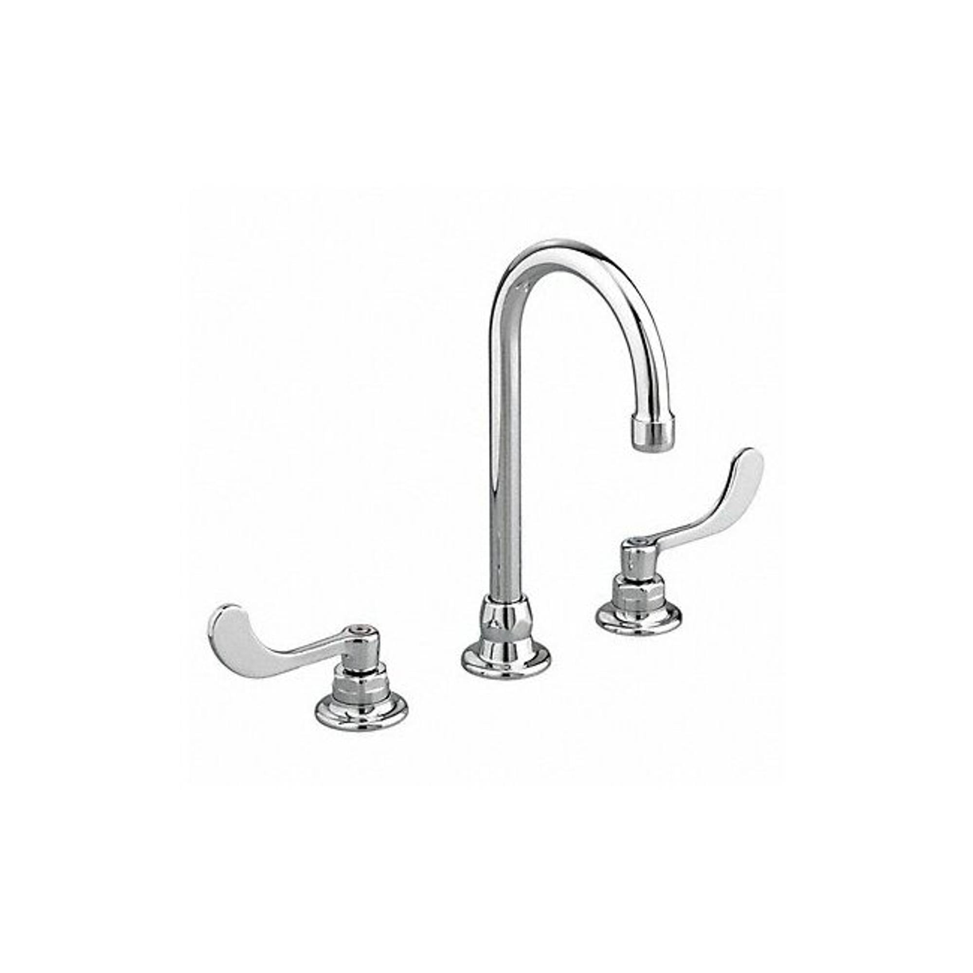 Monterrey Polished Chrome Widespread Gooseneck Spout Bathroom Faucet