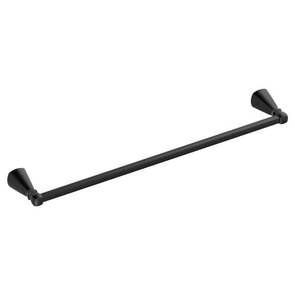 American Standard 7018024.243 Edgemere 24-inch Towel Rack Bar, Matte Black