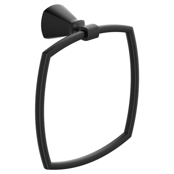 American Standard 7018190.243 Edgemere Towel Ring, Matte Black