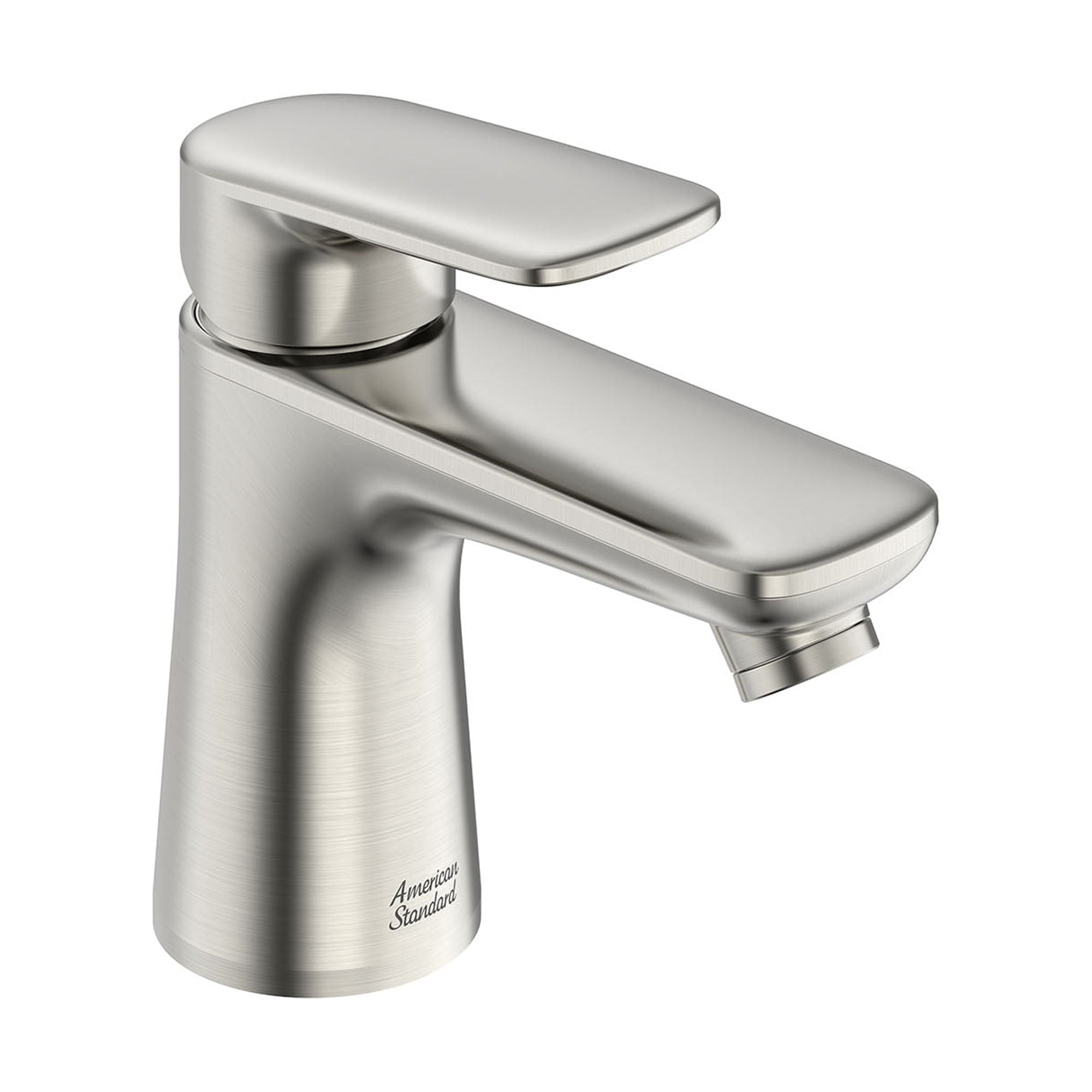 Brushed Nickel Petite Single-Handle Bathroom Faucet