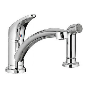 American Standard 7074020.002 Colony Pro Single-Handle Kitchen Faucet, Side Spray, Chrome