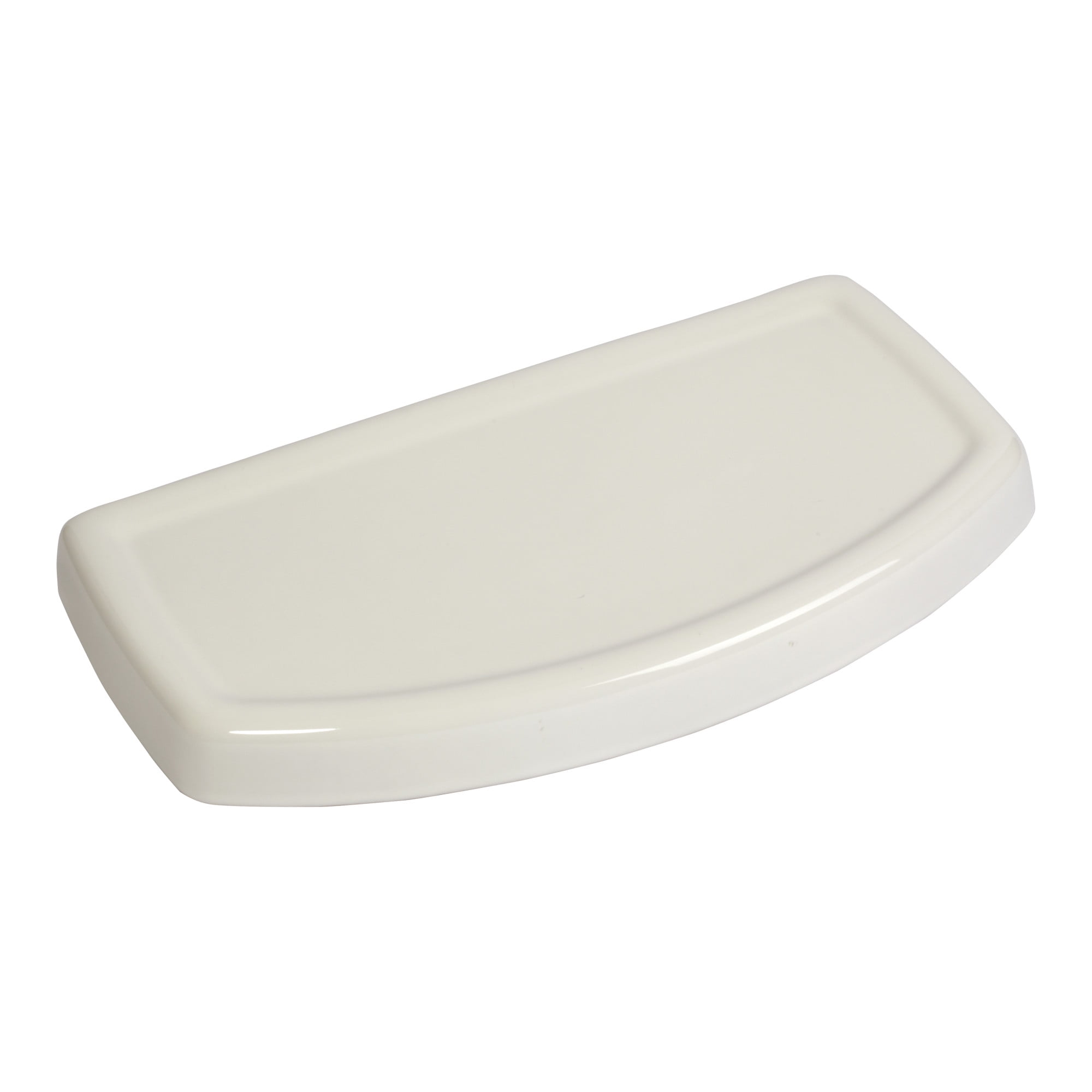 White Elongated Ceramic Toilet Tank Cover