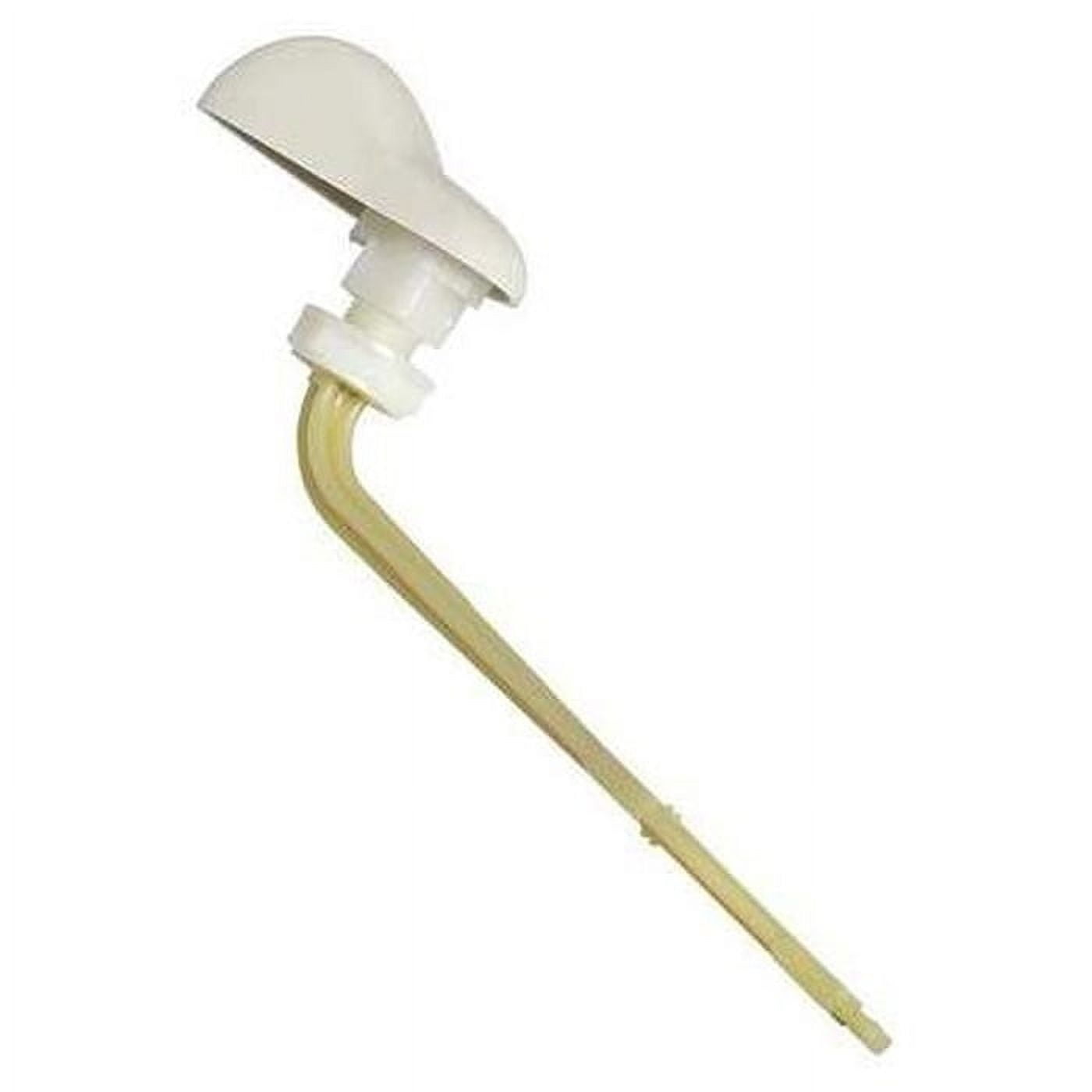 White Plastic Trip Lever Assembly for Toilets