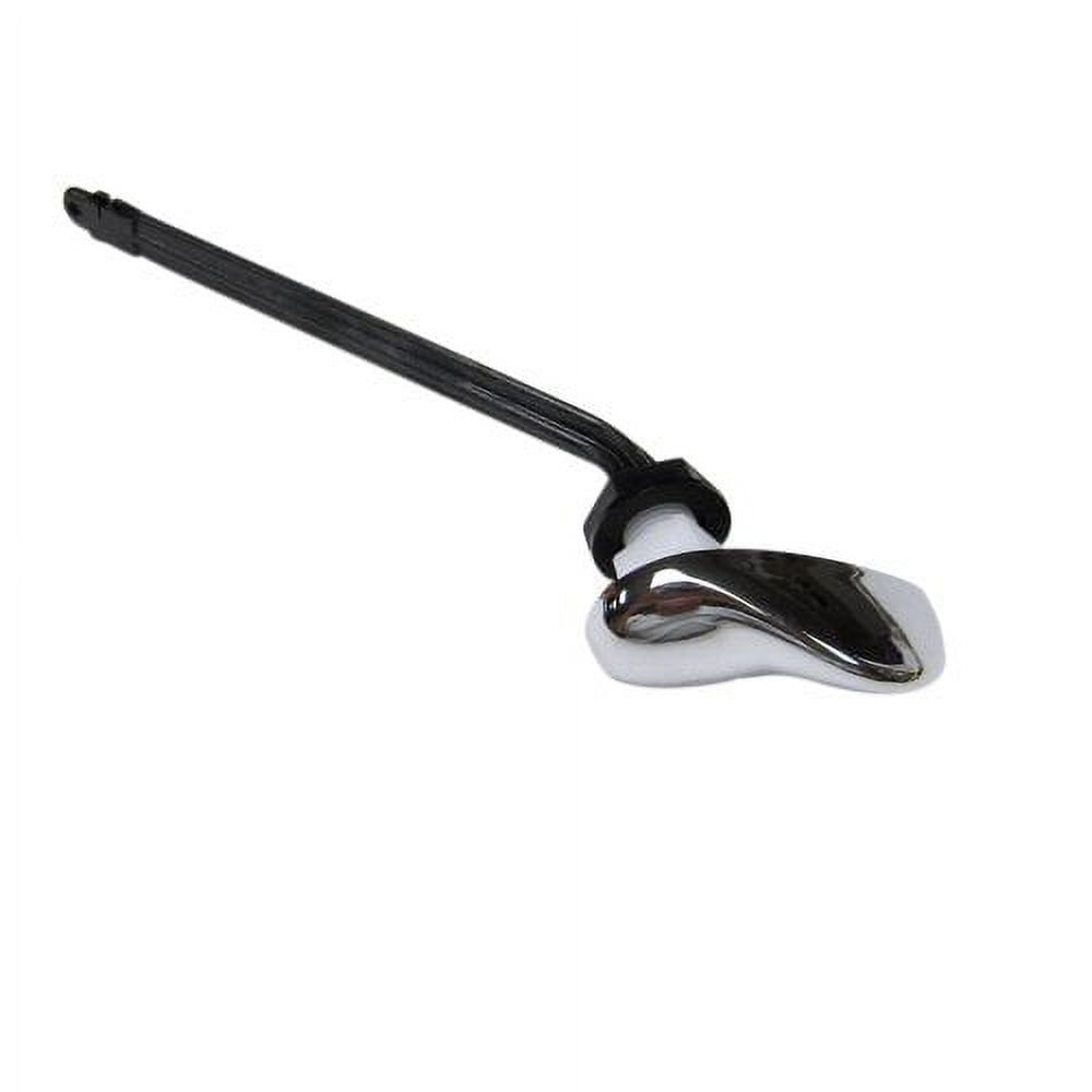 White Brushed Plastic Right Hand Trip Lever