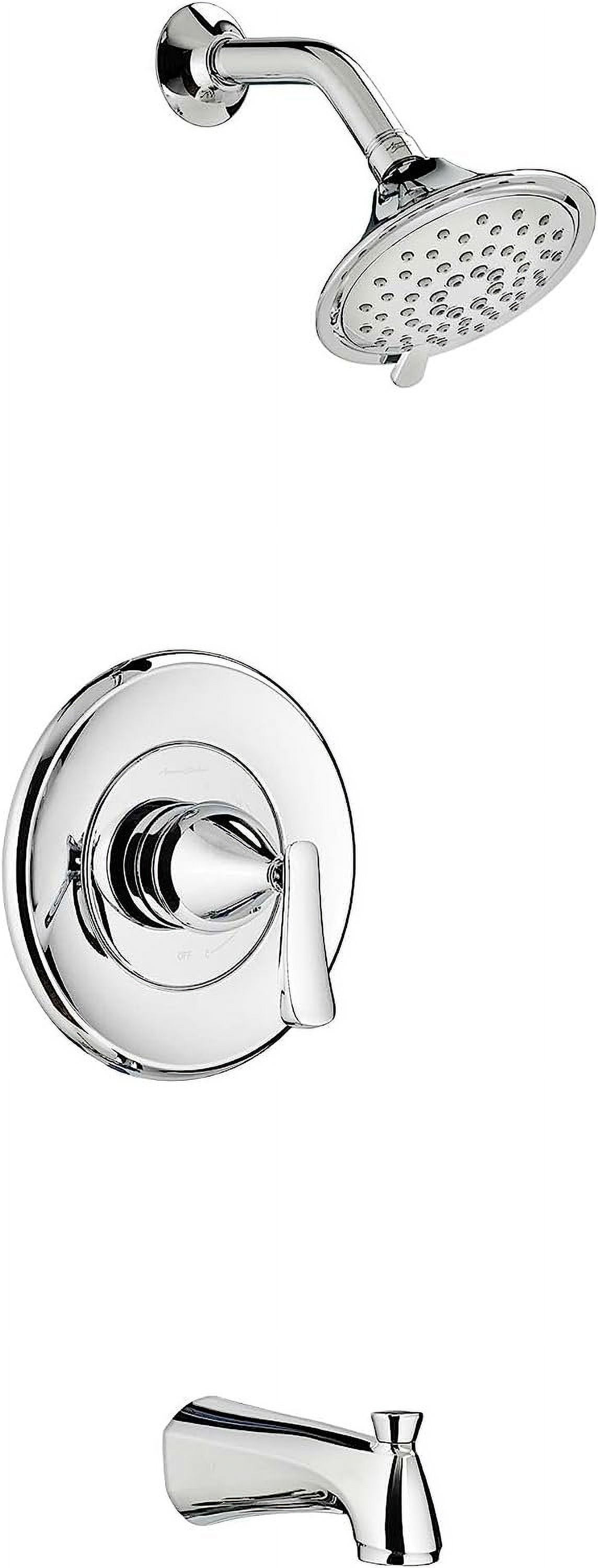 Brushed Nickel Wall Mounted Tub and Shower Trim Kit