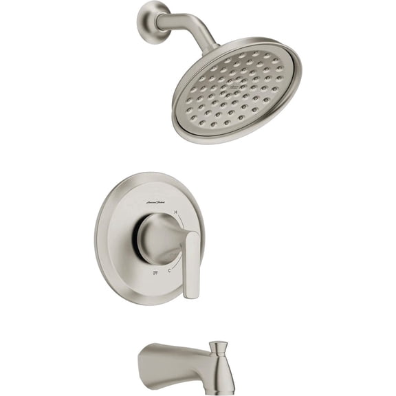 American Standard 7429508.295 Becklow Tub and Shower Trim Kit with Valve, 1.8 GPM, Brushed Nickel